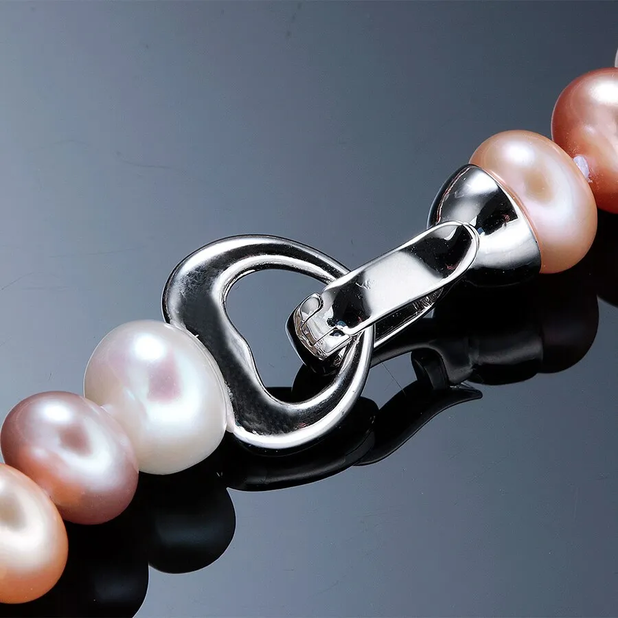 100% Natural Freshwater Pearl Necklaces For Women