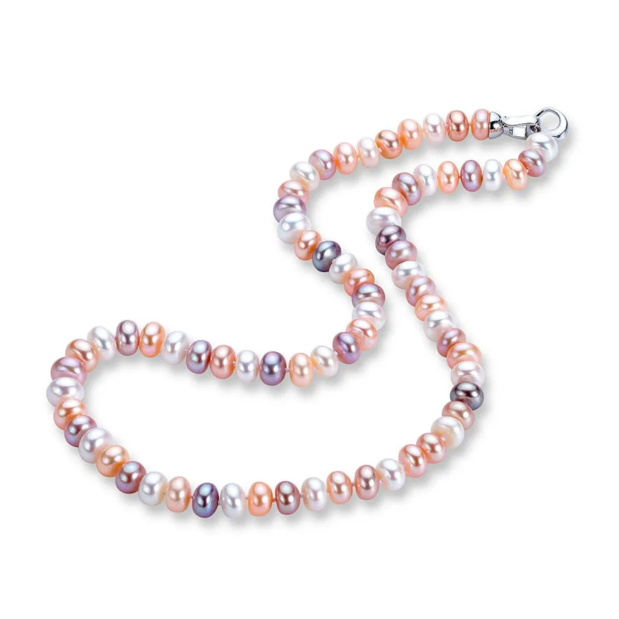 100% Natural Freshwater Pearl Necklaces For Women