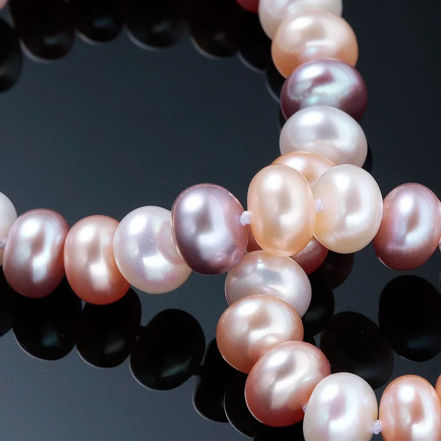 100% Natural Freshwater Pearl Necklaces For Women