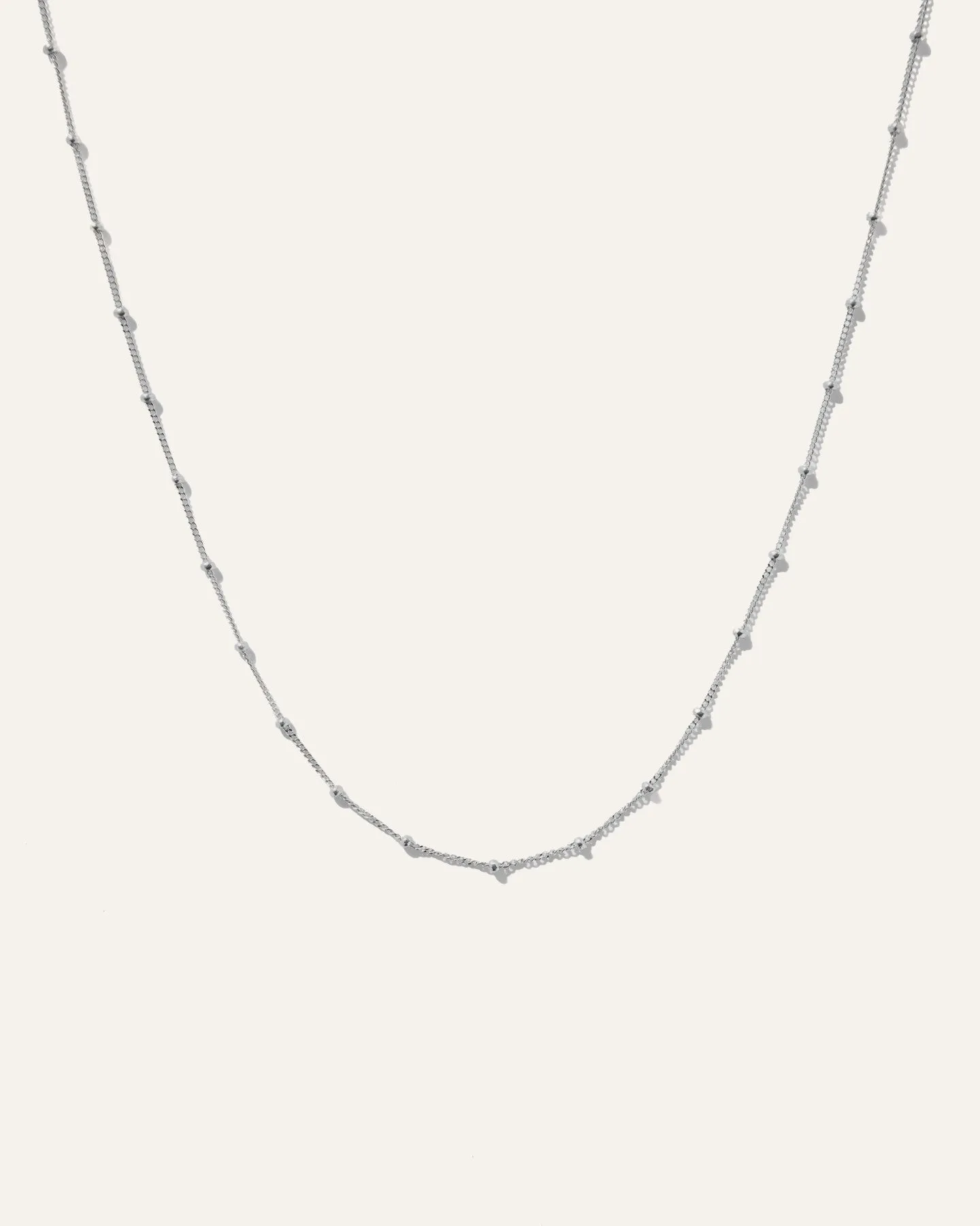 14k Gold Station Bead Choker
