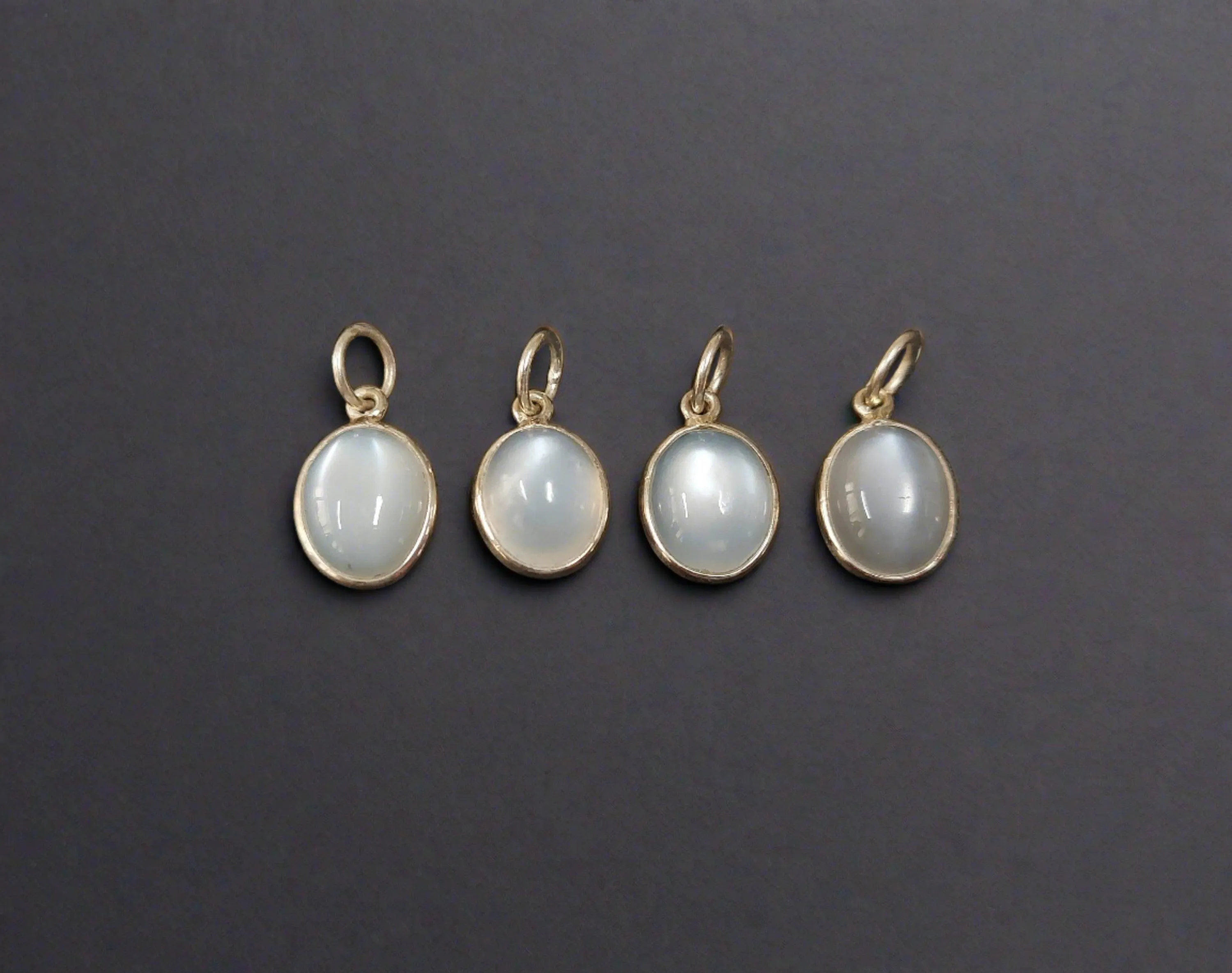 925 Silver Milky Moonstone Pendant