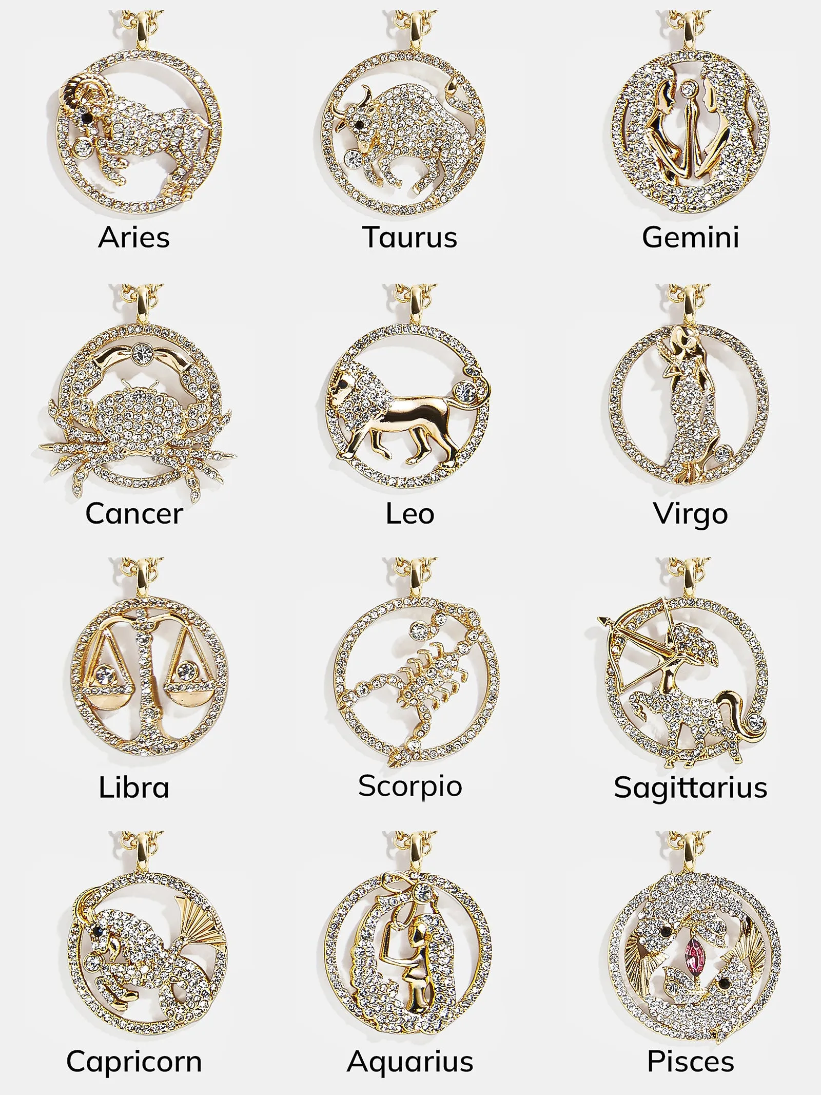 Andrea Zodiac Necklace - Taurus