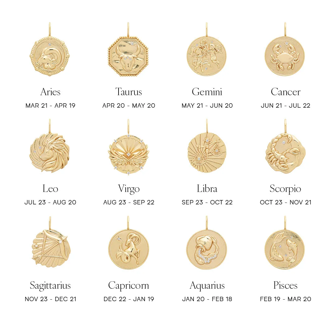 Aquarius Zodiac Necklace