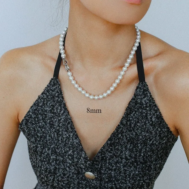 Artificial Australian White Pearl Necklace