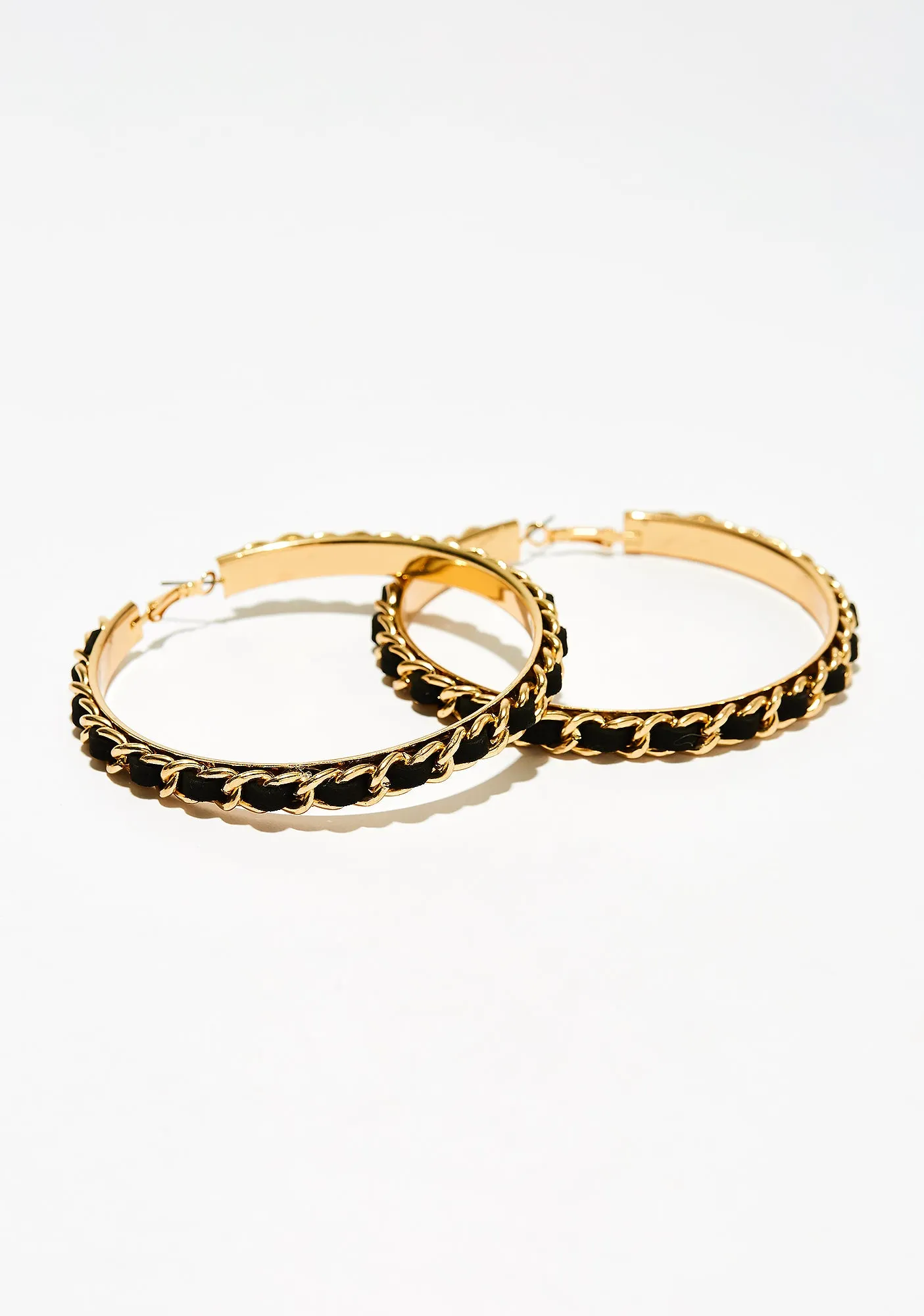 Baddie Mentality Hoop Earrings