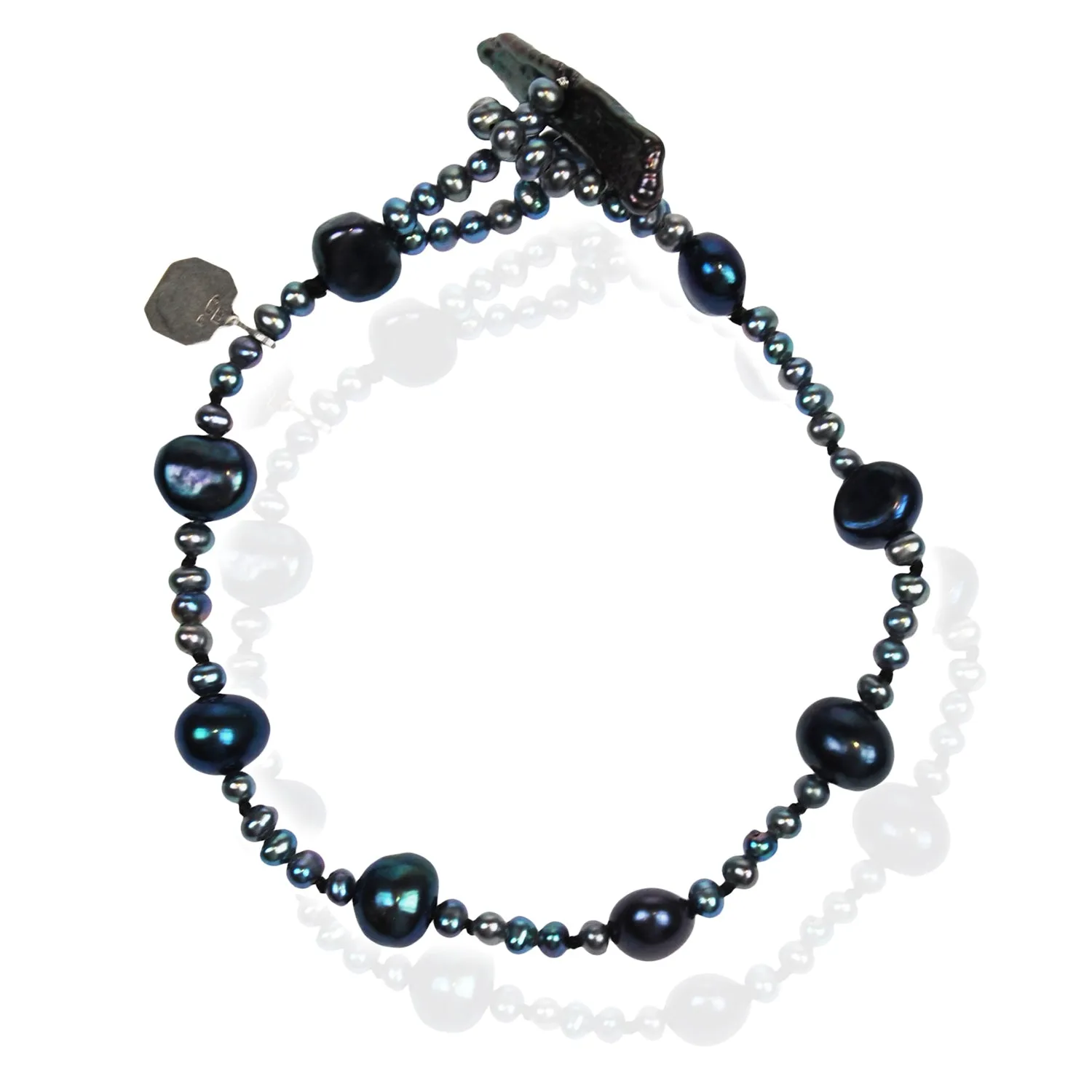 Black Seed & Freshwater Pearl Bracelet