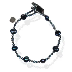 Black Seed & Freshwater Pearl Bracelet