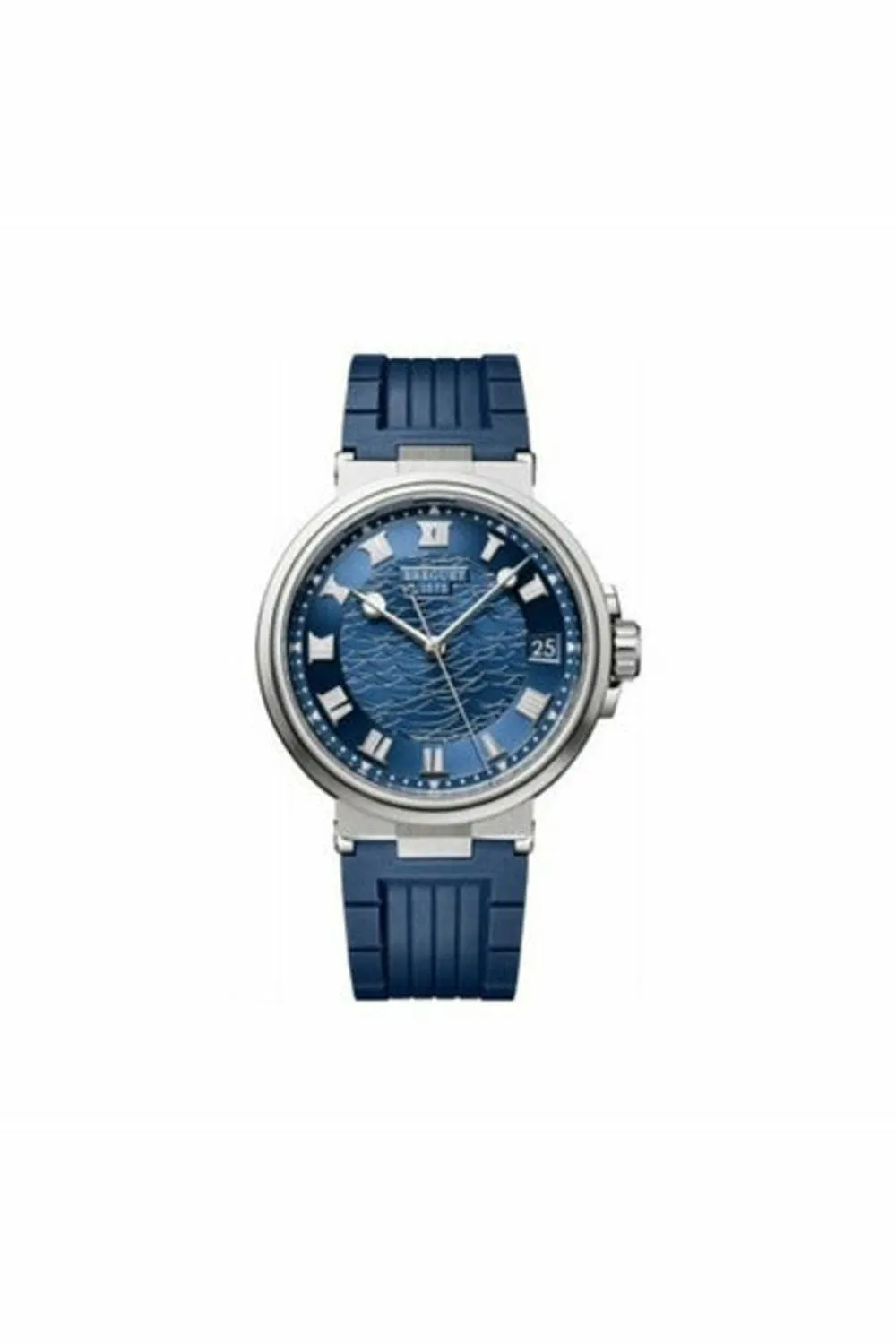 breguet maribe automatic blue dial men's watch ref. 5517bby25zu