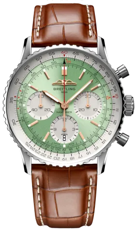 BRT Watch Navitimer B1 Chronograph 41 Brown Croc