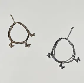Butterfly Bling Anklet