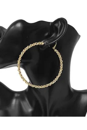 Chain Hoop Earrings