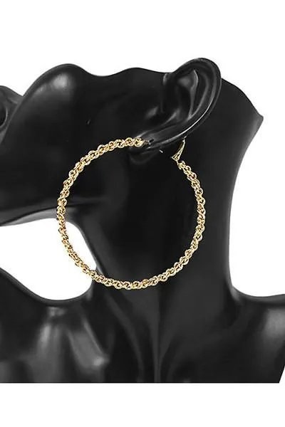 Chain Hoop Earrings