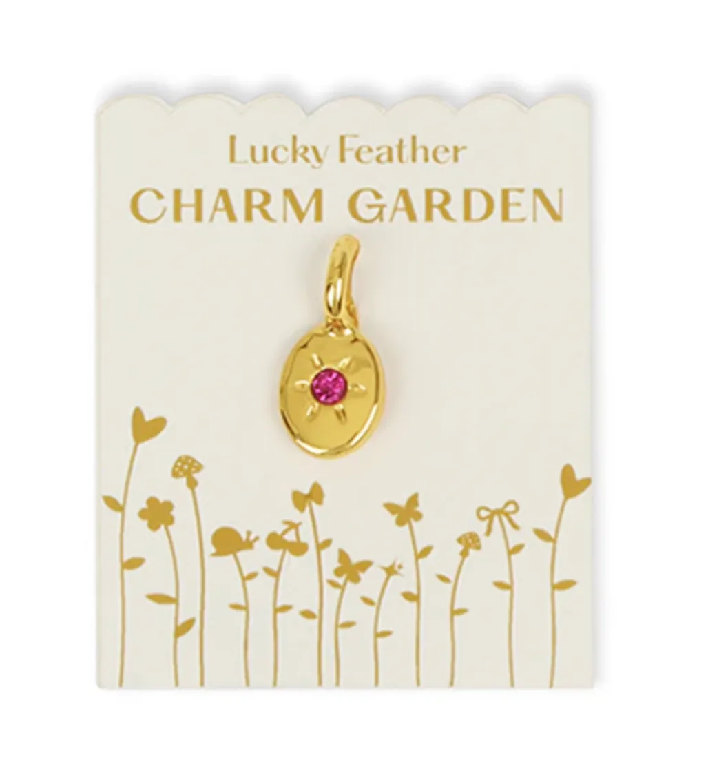 Charm Garden Gold Charm Birthstone July