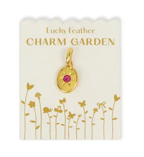 Charm Garden Gold Charm Birthstone July