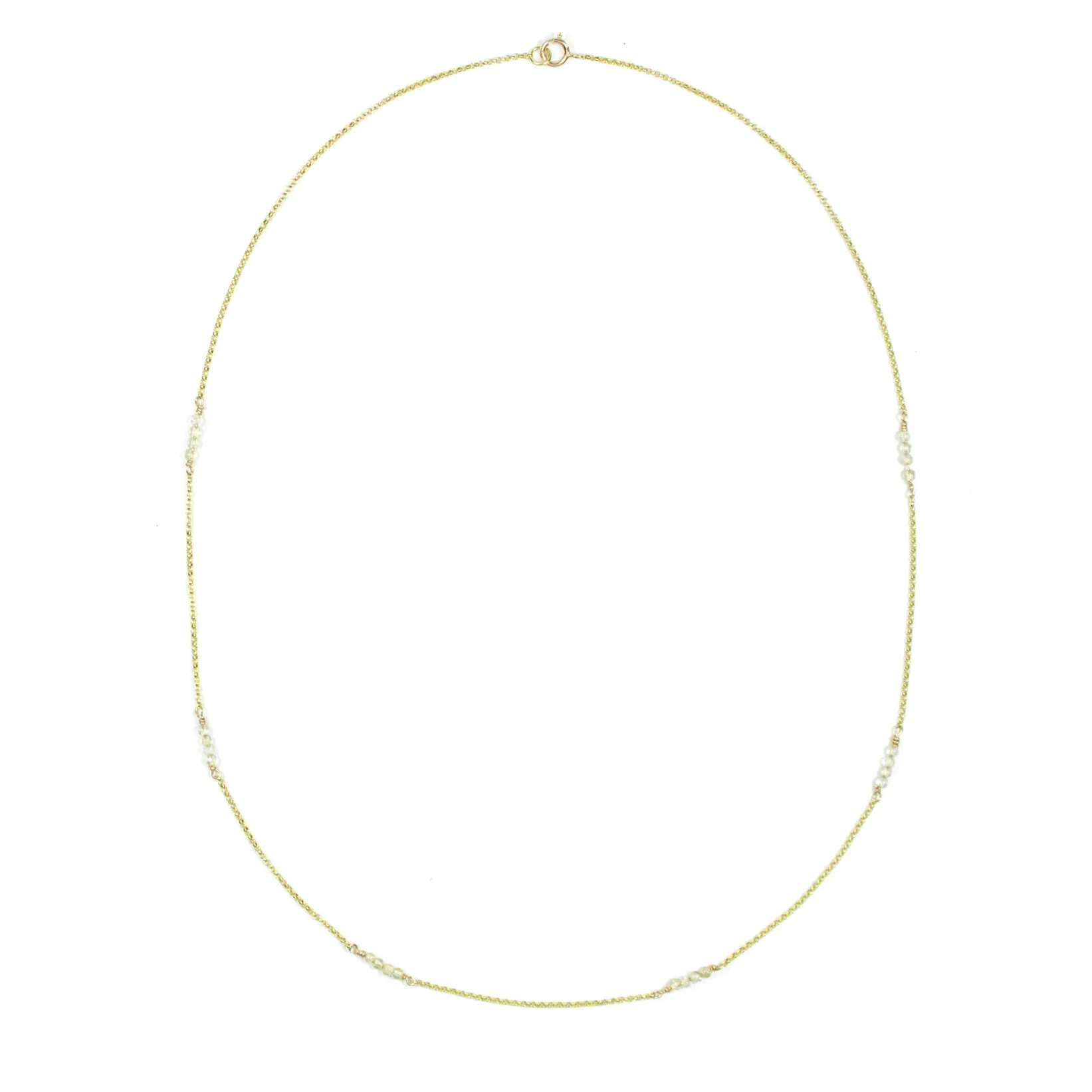 Citrine Grace Necklace - 9ct Gold