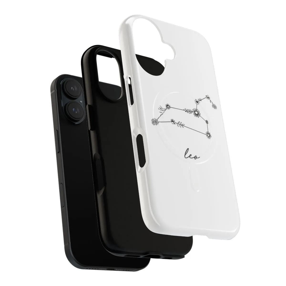Cosmic Zodiac Wildflower Magnetic Phone Case