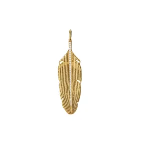 DIAMOND FEATHER CHARM