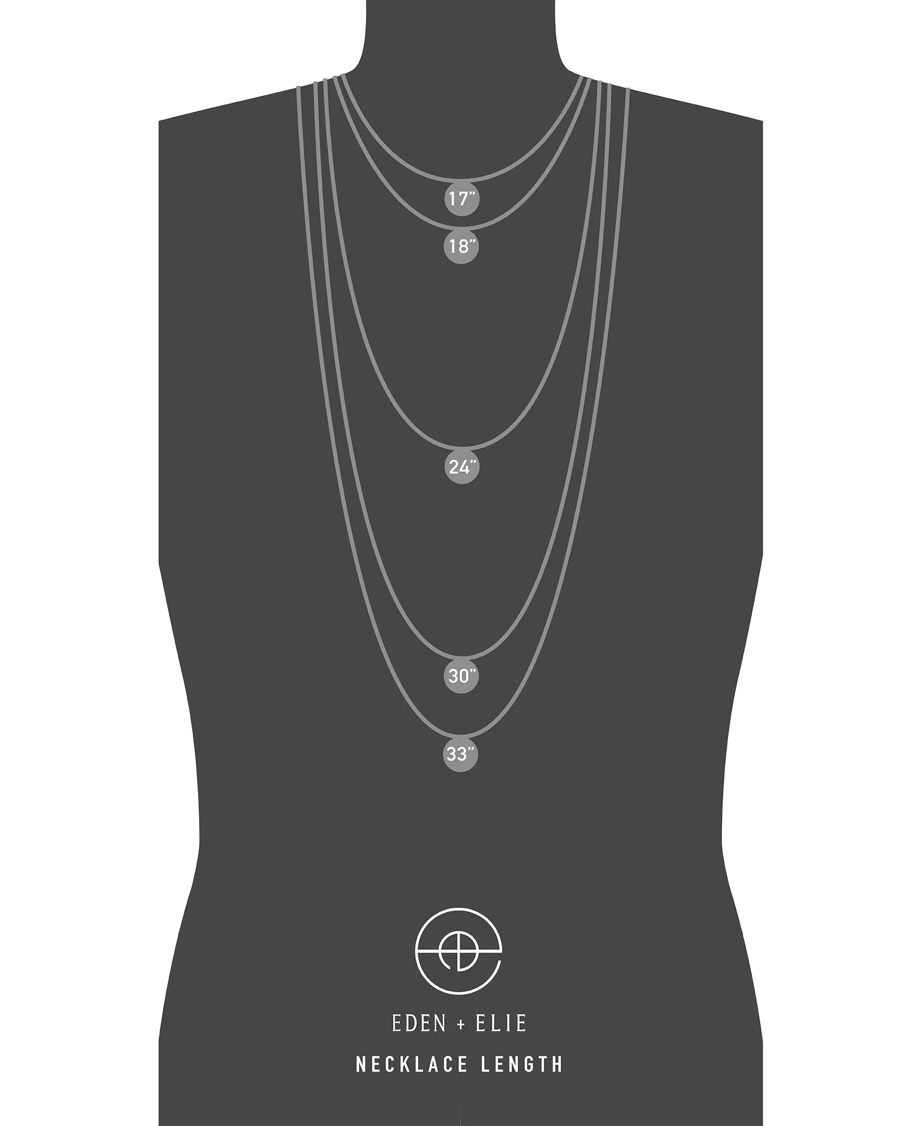 EDEN   ELIE Horizon Horizontal bar necklace - light oyster