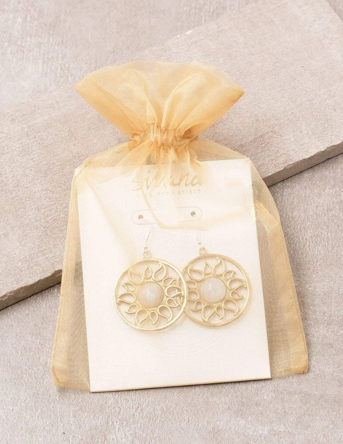 Fair Trade Moonstone Earrings