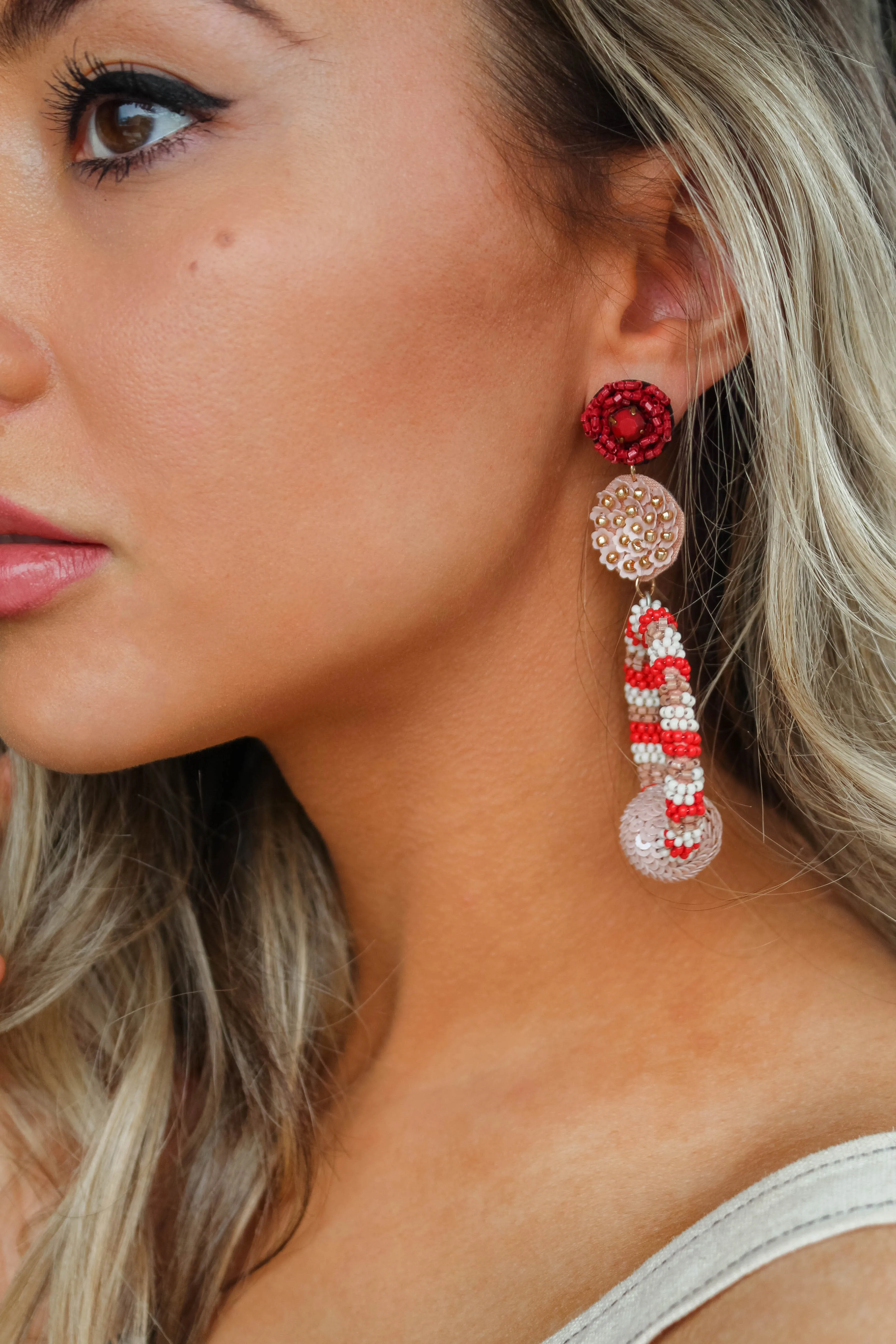 Garden Babe Beaded Dangle Earrings