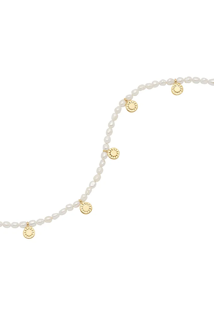 Gemstone Charm Anklet