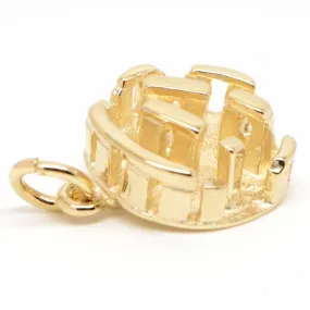 Gold Stonehenge Charm