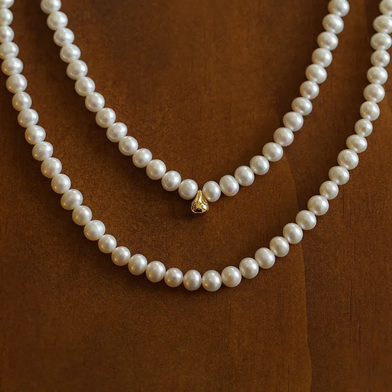 Golden Beans Freshwater Pearl Necklace