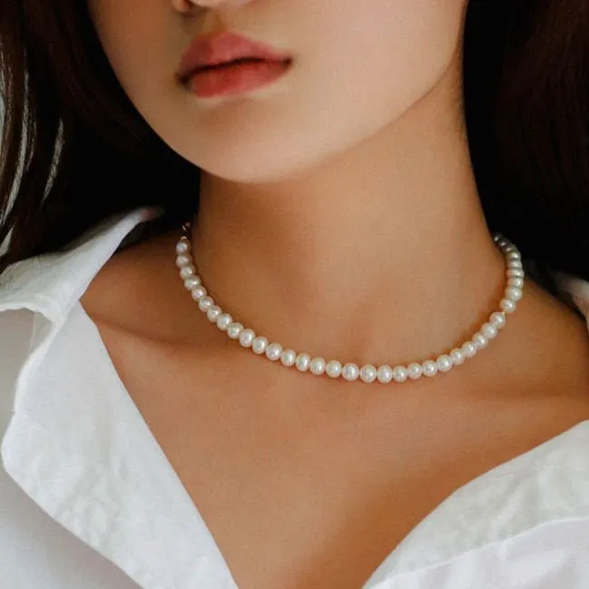 Golden Beans Freshwater Pearl Necklace