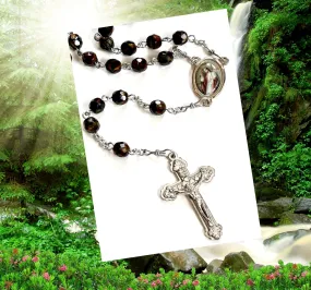 Good Shepherd Tiger’s Eye Rosary