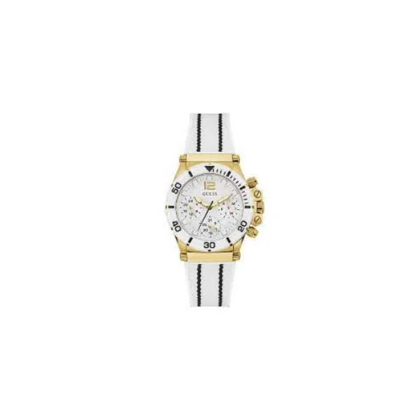 Guess GW0406L1 Co Pilot White Silicone Strap Women Watches