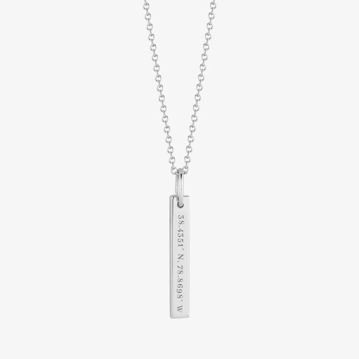 JMU Campus Coordinates Necklace
