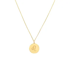 Leo Medallion Necklace