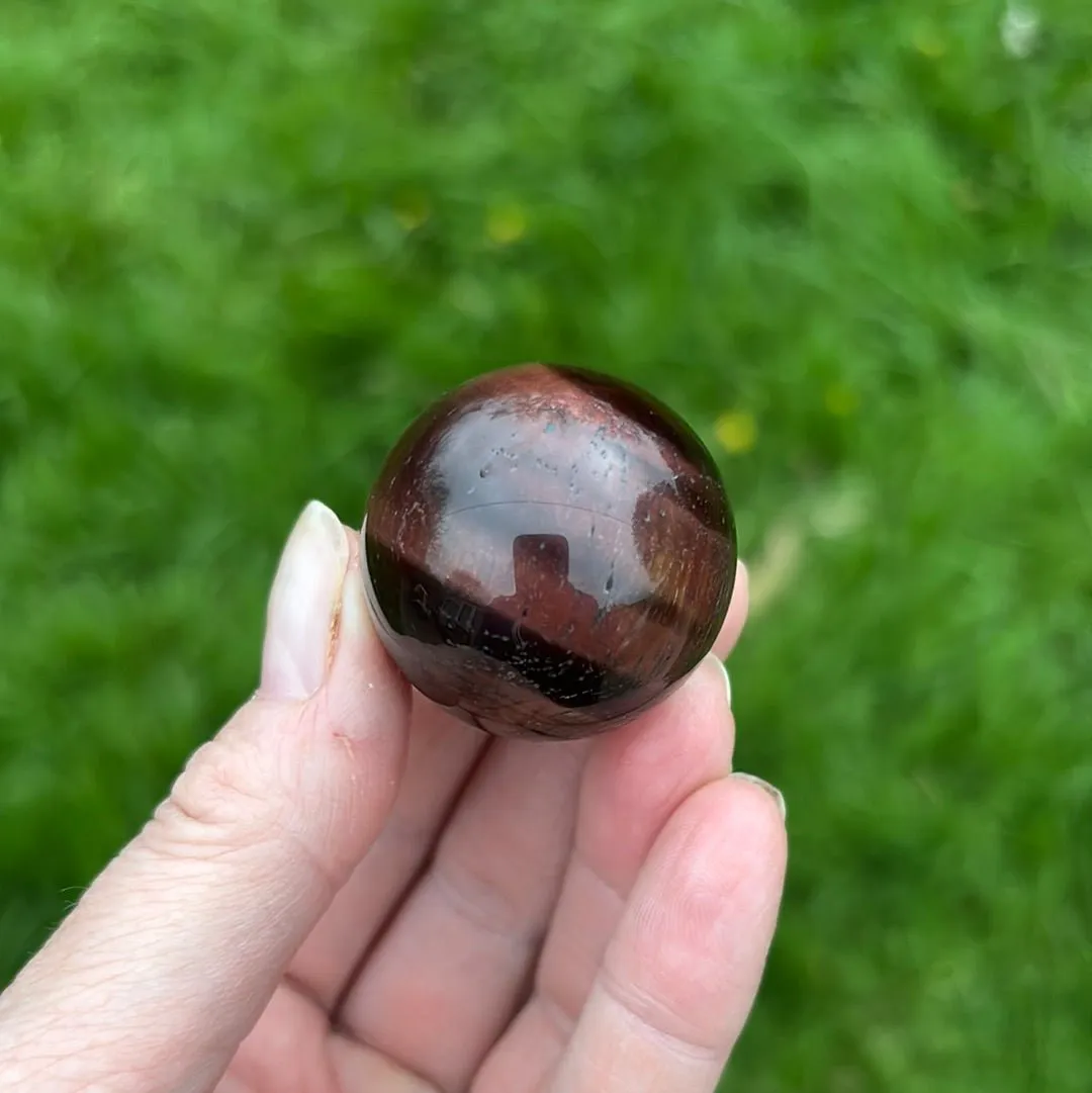 Mini Red Tiger’s Eye Sphere