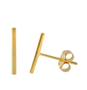 Minimalist Bar Studs | Gold Filled