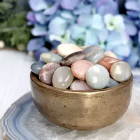 Mixed Moonstone Button