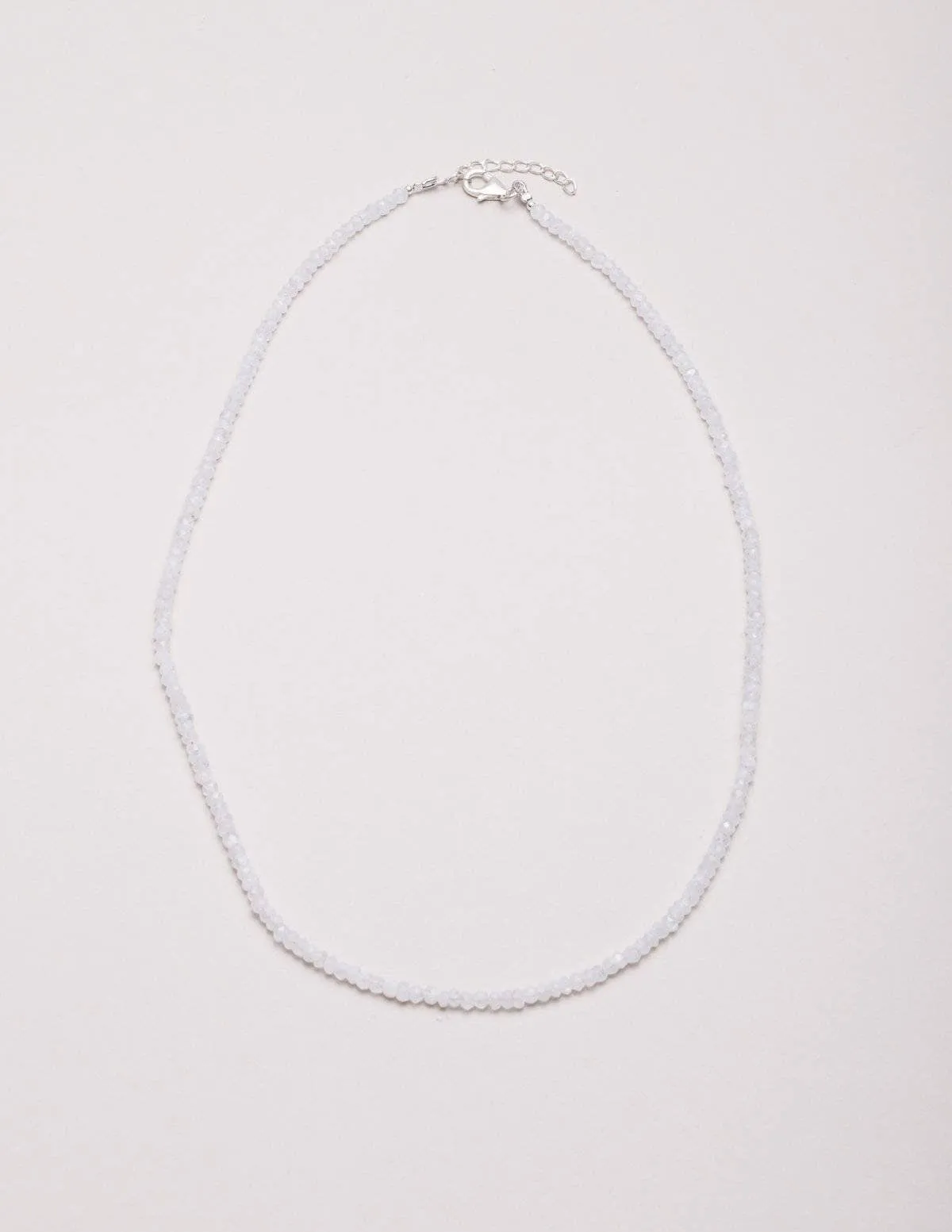 Moonstone Bead Necklace