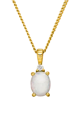Moonstone Intuition Necklace 14K Gold Plated