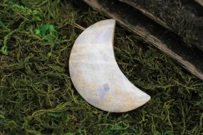 Moonstone Moon with Blue Flash