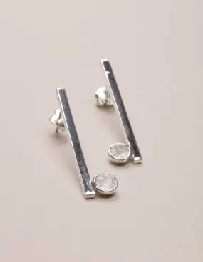 Moonstone Raise the Bar Earrings