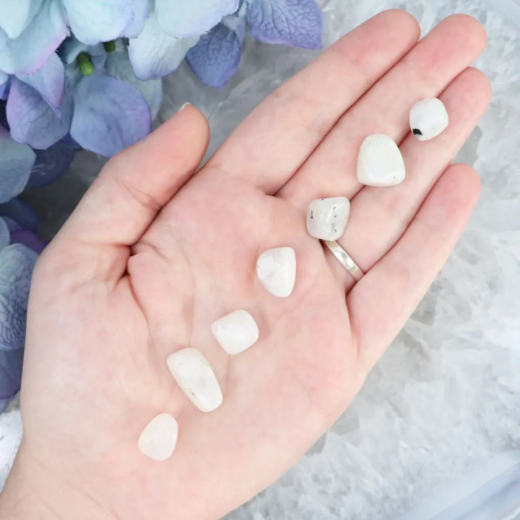 Rainbow Moonstone Mini Tumble Set