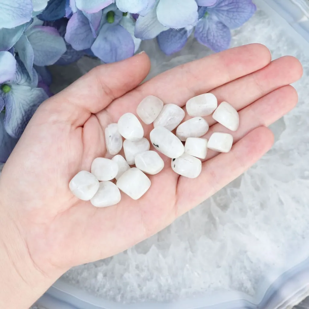 Rainbow Moonstone Mini Tumble Set