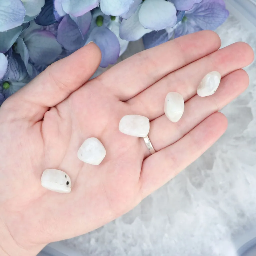 Rainbow Moonstone Mini Tumble Set