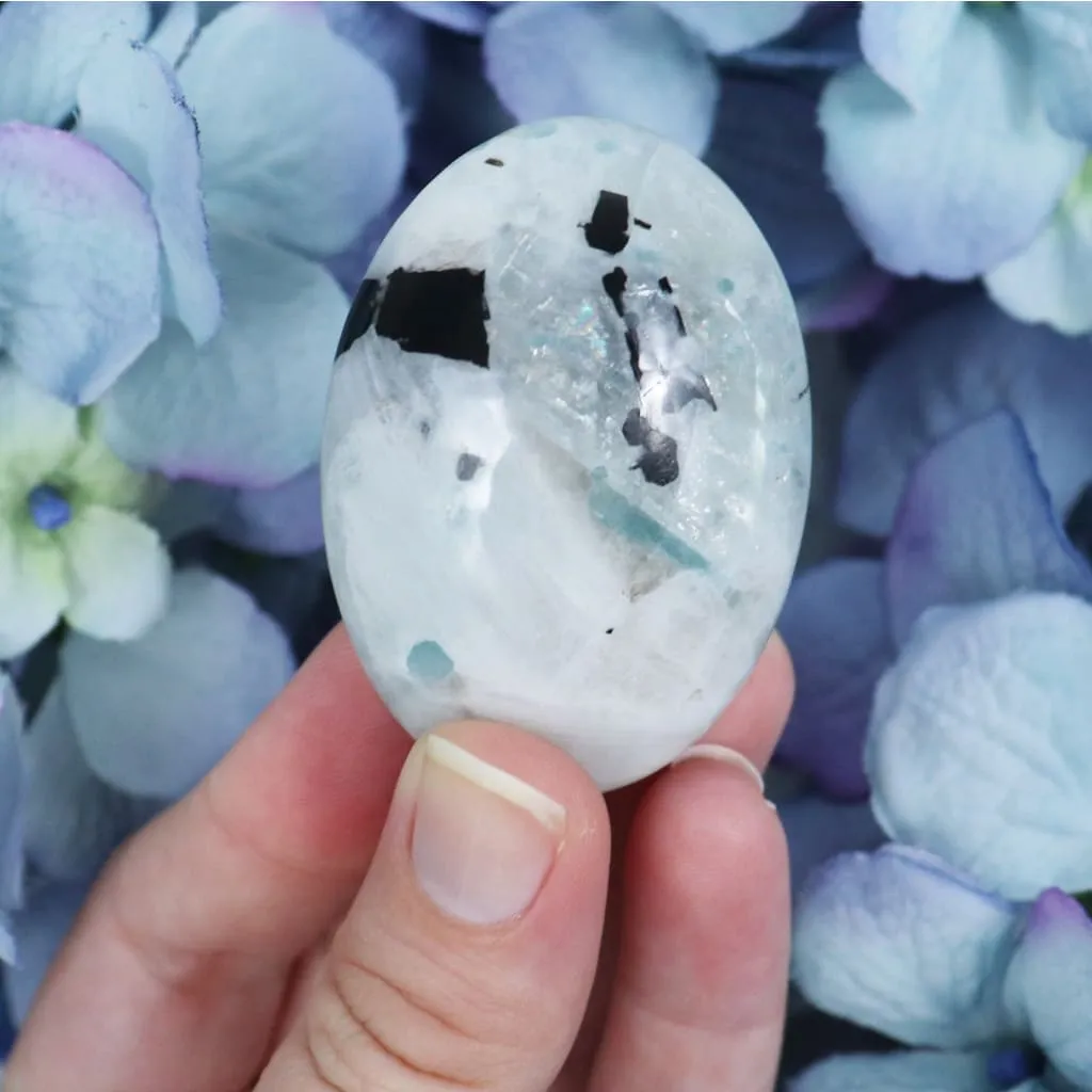Rainbow Moonstone Palmstone
