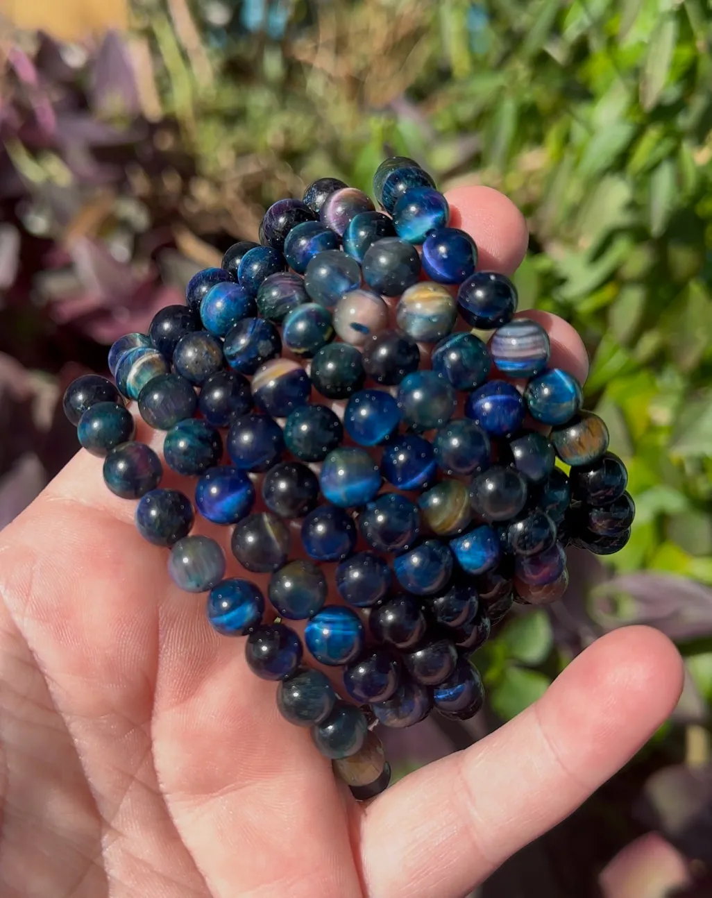 Rainbow Tiger’s Eye Bracelets