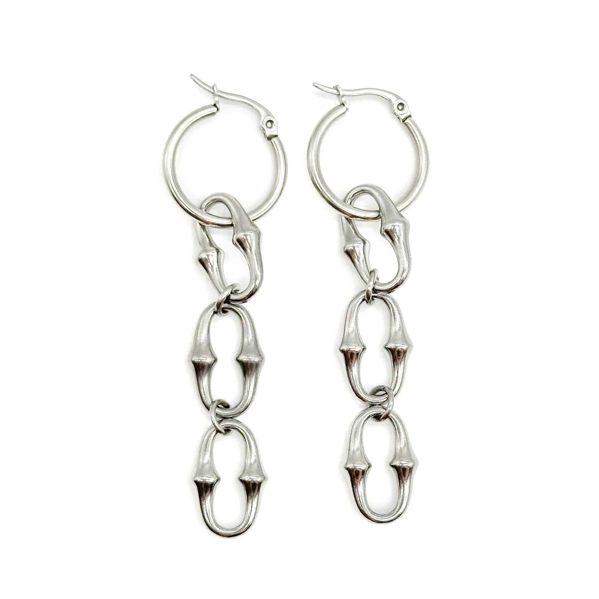 Revenant Chain Hoop Earrings