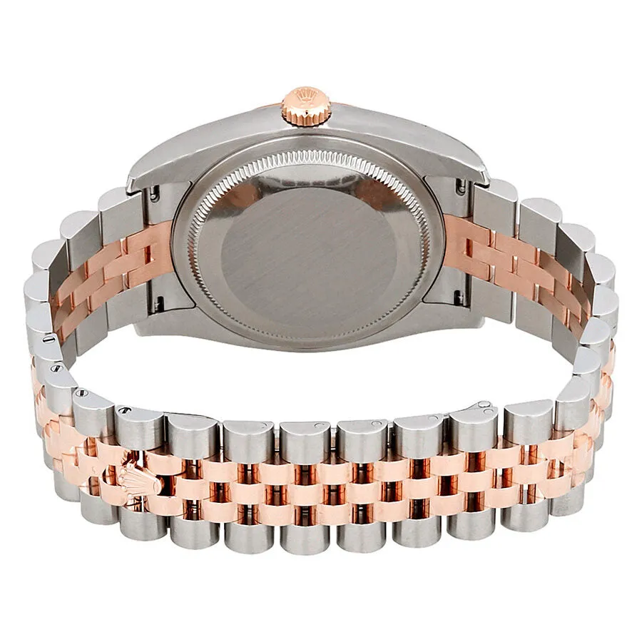 Rolex Datejust 36 Black Mother Of Pearl Dial Automatic Ladies Jubilee Watch 116201BKMRJ