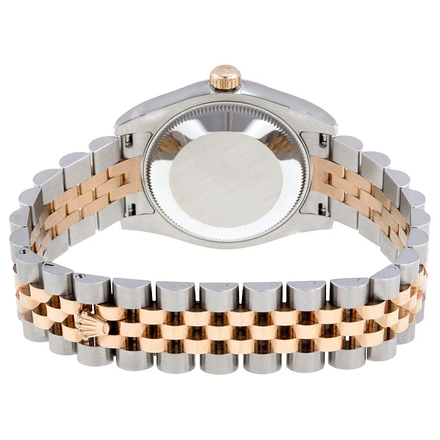Rolex Datejust Lady 31 Pink Raised Floral Motif Dial Stainless Steel and 18K Everose Gold Jubilee Bracelet Automatic Watch 178241PFAJ