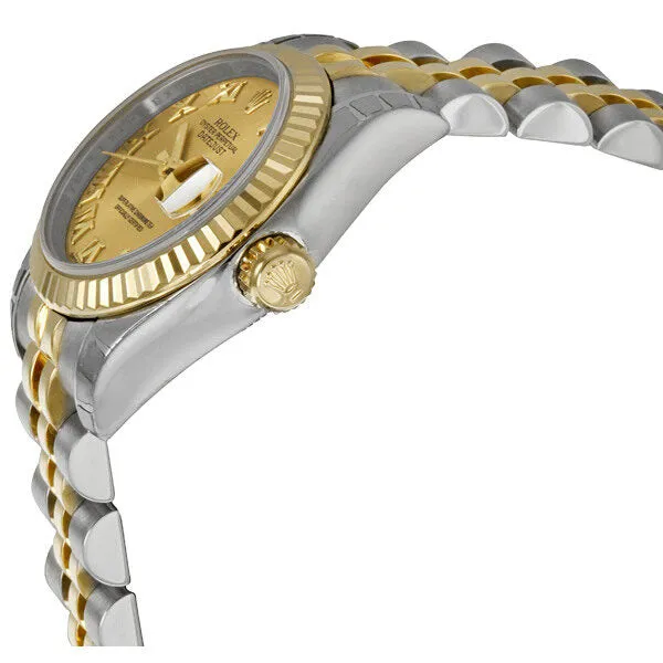Rolex Lady Datejust 26 Champagne Dial Stainless Steel and 18K Yellow Gold Jubilee Bracelet Automatic Watch 179173CRJ