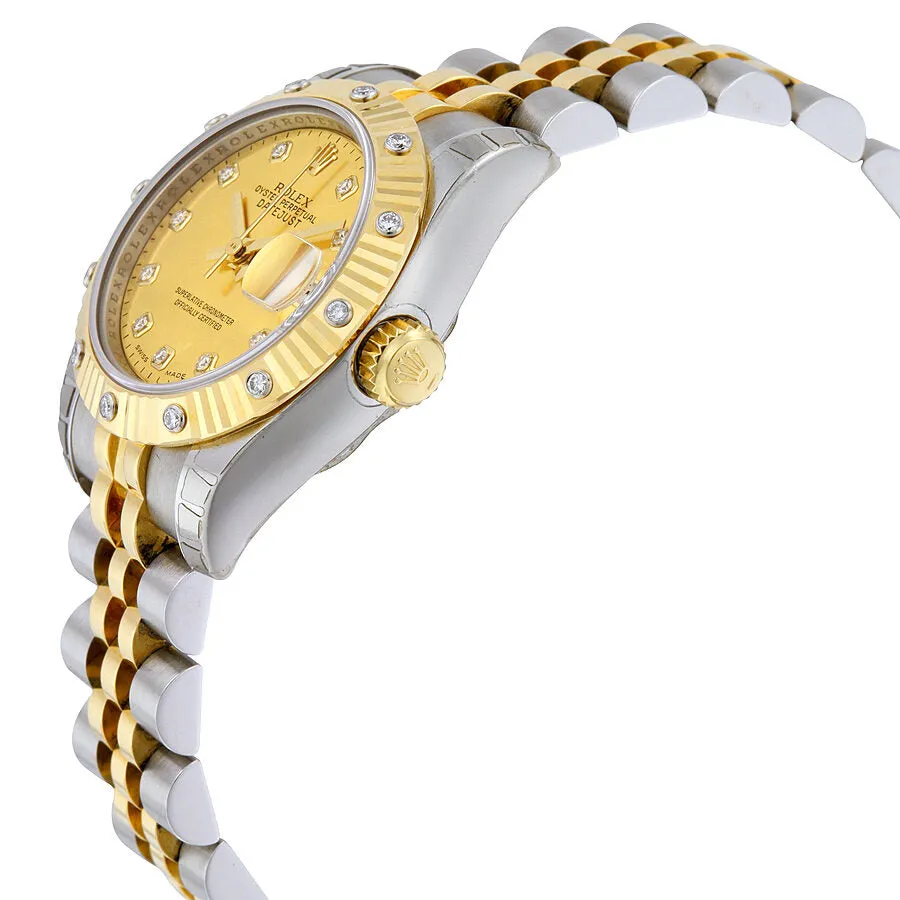 Rolex Lady Datejust 26 Goldust mother of pearl Dial Stainless Steel and 18K Yellow Gold Jubilee Bracelet Automatic Watch 179313CGDMDJ