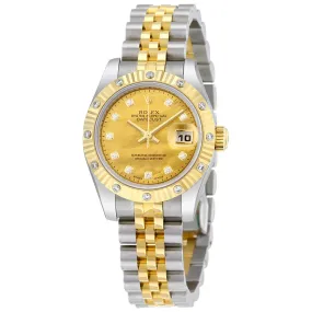 Rolex Lady Datejust 26 Goldust mother of pearl Dial Stainless Steel and 18K Yellow Gold Jubilee Bracelet Automatic Watch 179313CGDMDJ